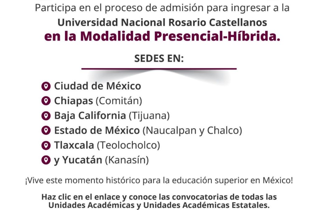 Estados donde se abrio la convocatoria