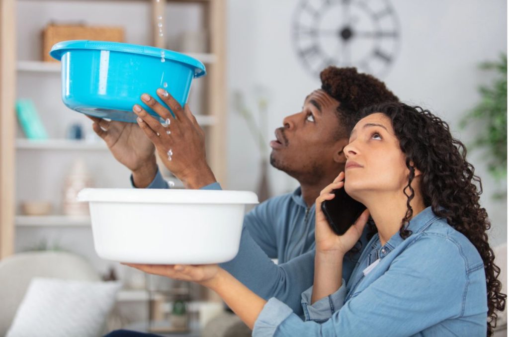 Goteras de techo sin impermeabilizante