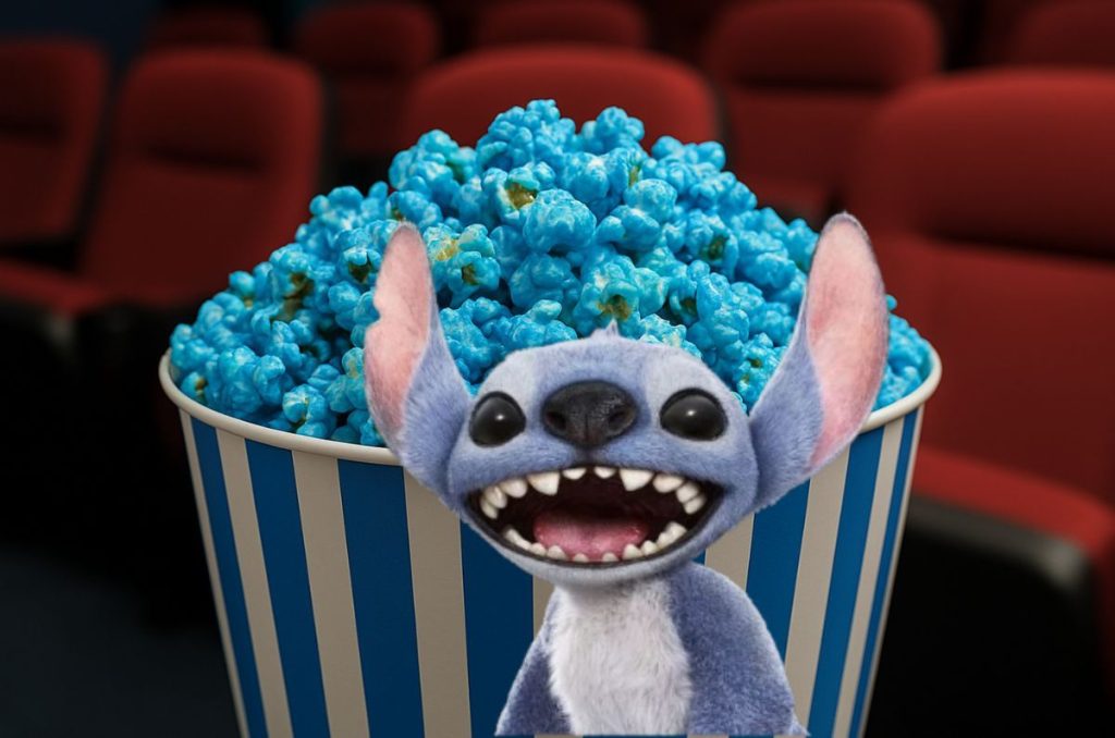 Palomitas azules de Stitch