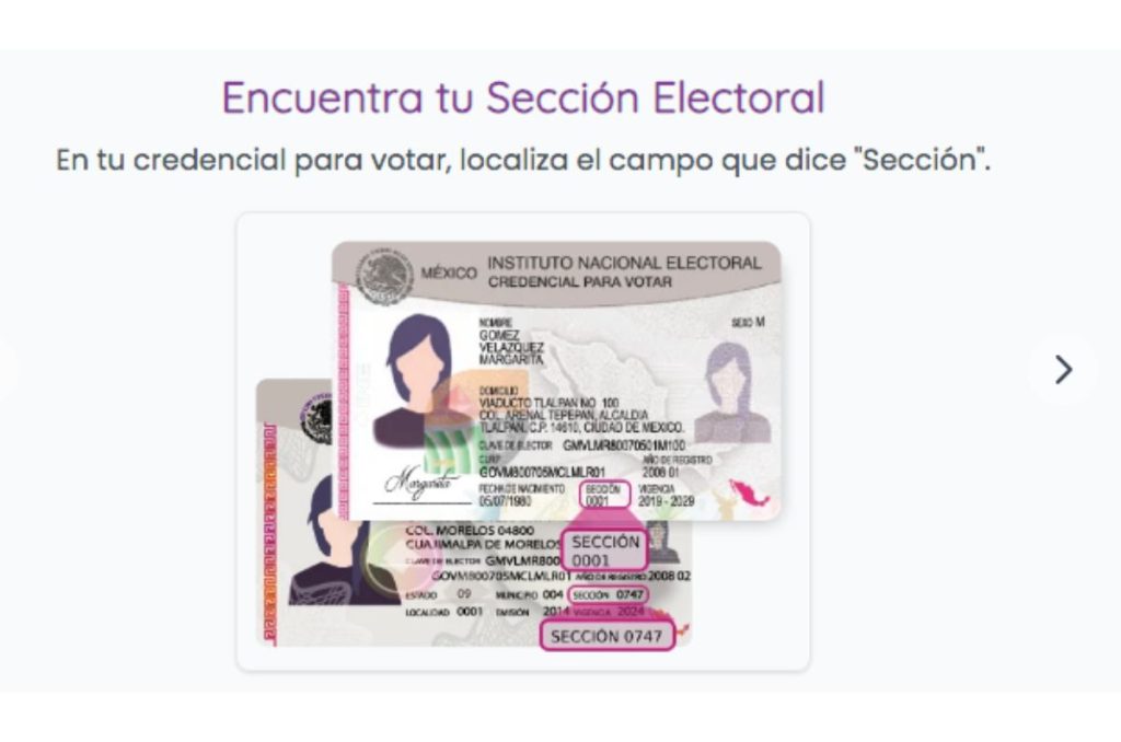 Seccion electoral INE