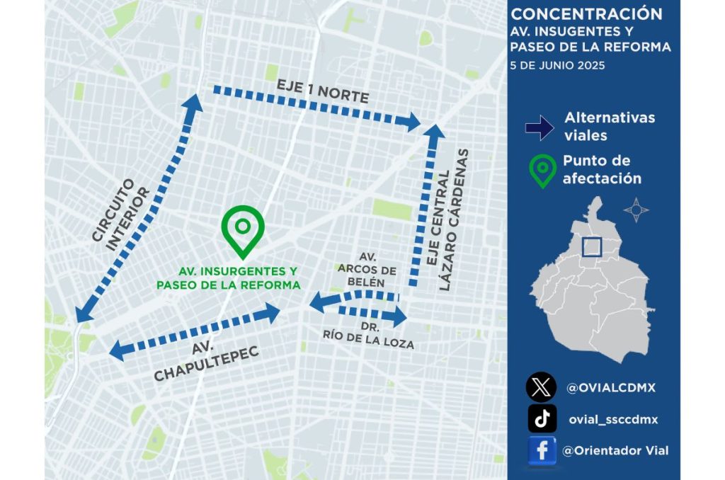 Alternativas viales en CDMX