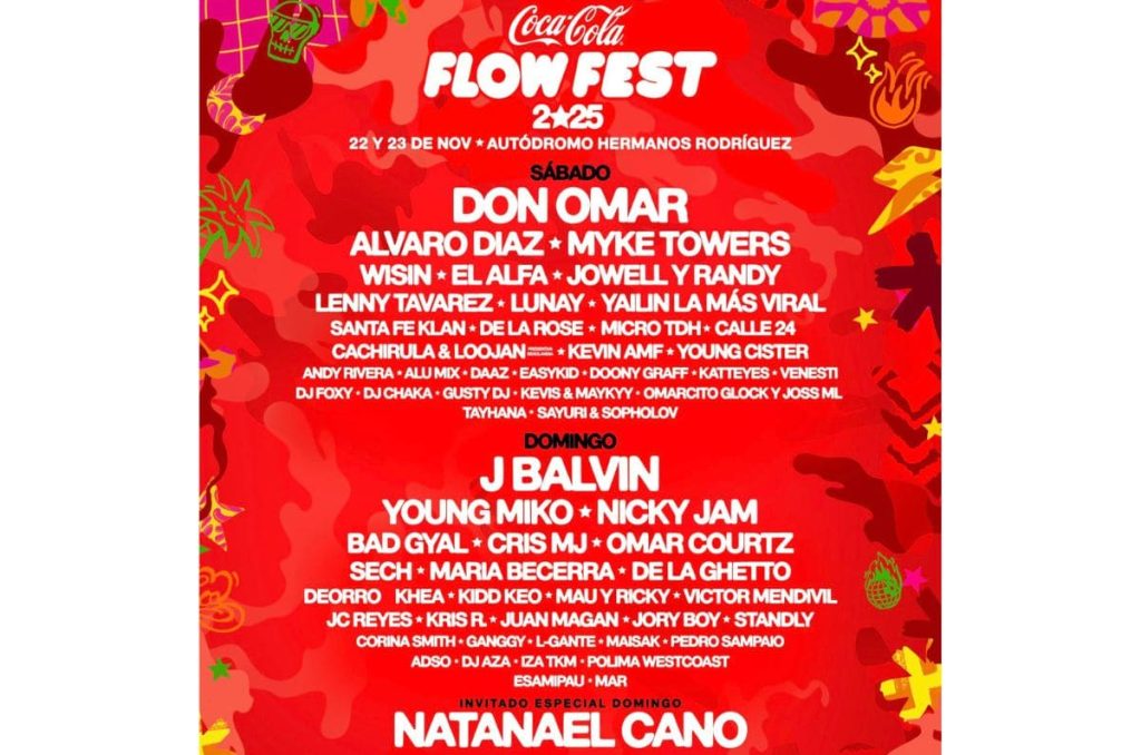 Cartel oficial del Flow Fest