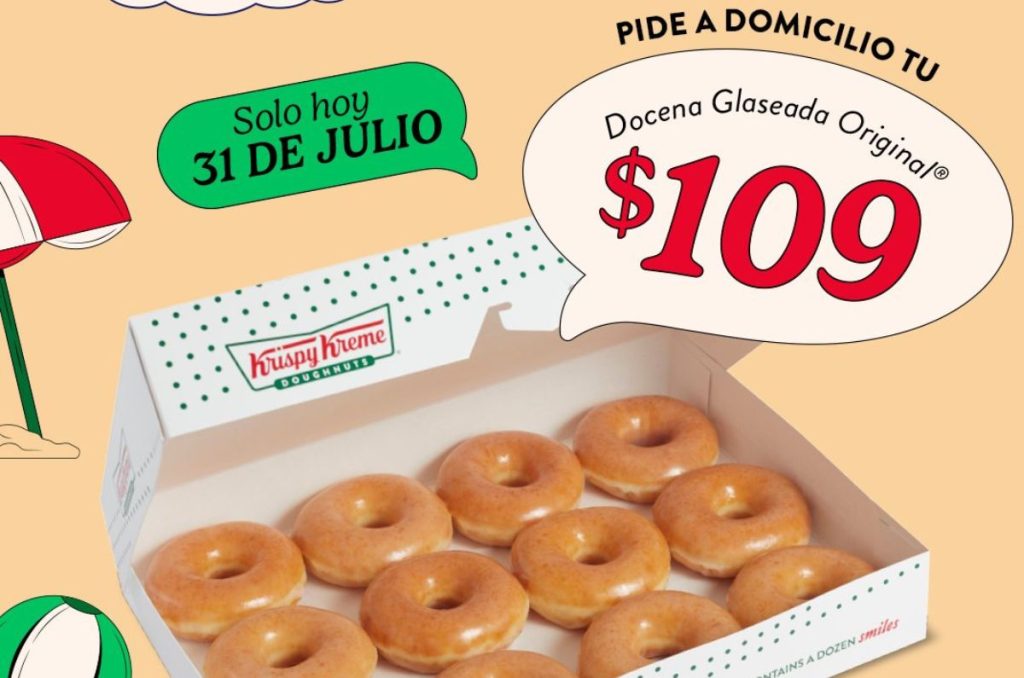 Krispy Kreme lanza promocion especial este 31 de julio