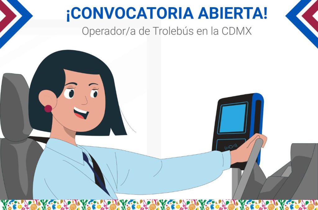 Vacantes de trabajo en el Trolebus de CDMX