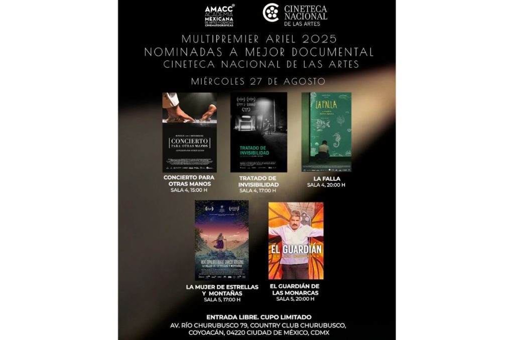 Mejores documentales Ariel 2025