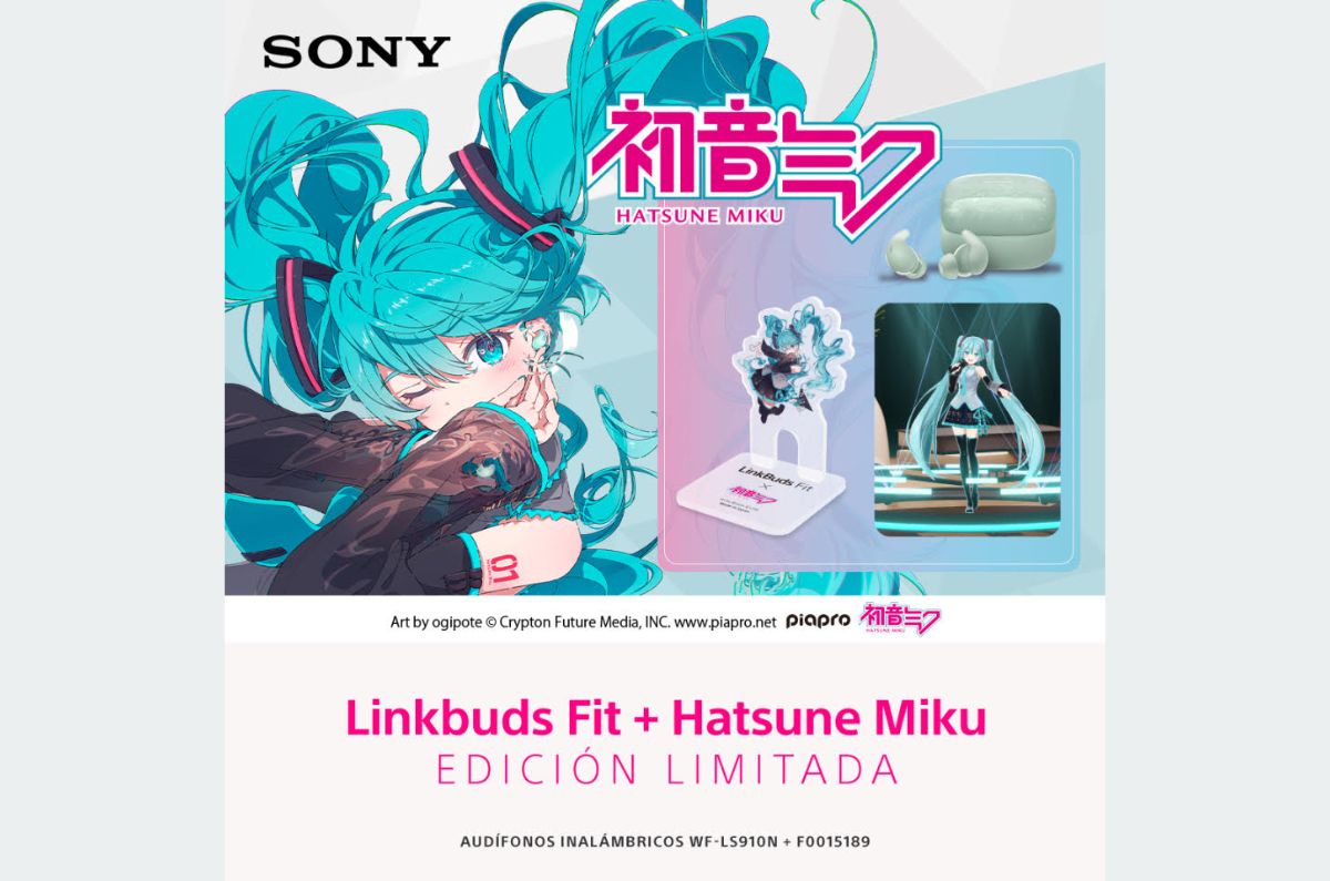 Sony lanza audífonos en colaboración con Hatsune Miku: ¿cuánto costarán en México?
