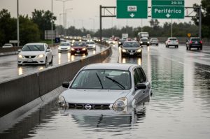 Tu coche se inundó: lo que NO debes hacer para evitar daños graves al motor
