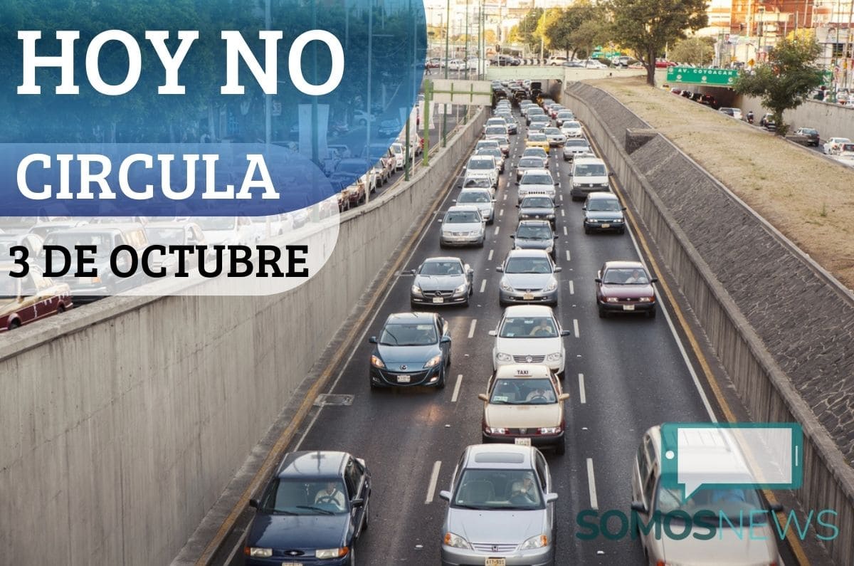 ¿Te toca manejar o usar el Metro? Hoy No Circula 3 de octubre