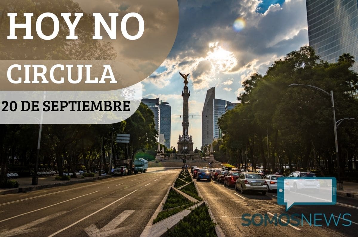No te arriesgues a las multas: Hoy No Circula Sabatino del 20 de septiembre