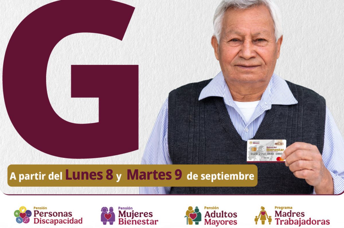 ¿Quien cobra la Pensión Bienestar este 9 de septiembre? Esto dice el calendario de pagos