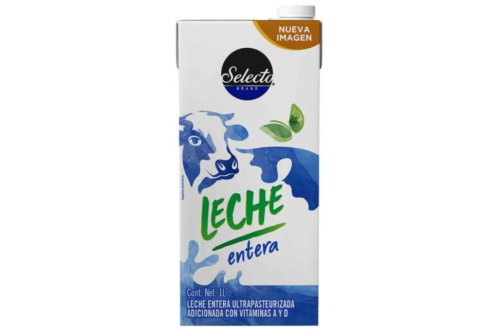 Selecto Brand leche de Chedraui