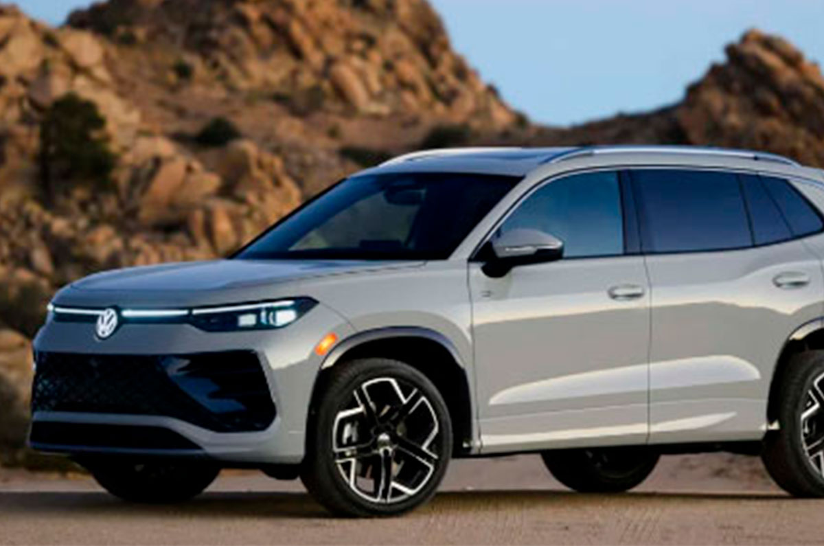 Diseño exterior renovado: líneas modernas y presencia imponente en la Tiguan 2025