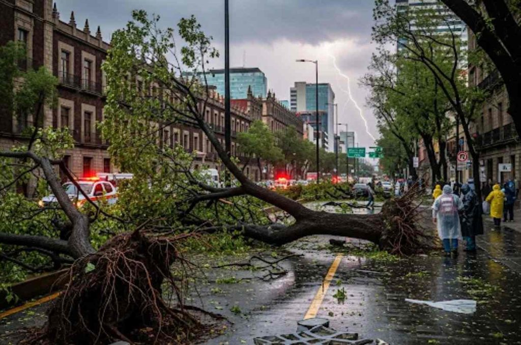 Aunque el huracán Lorena no pasará directamente por la capital, sus efectos podrían sentirse con lluvias fuertes y caída de árboles.
