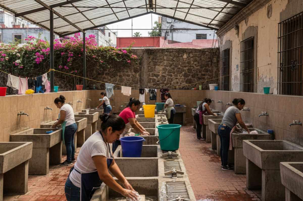 ¿Dónde están los últimos lavaderos públicos de la CDMX? Guía para conocerlos