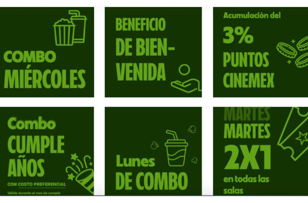 Beneficios de Cinemex Loop
