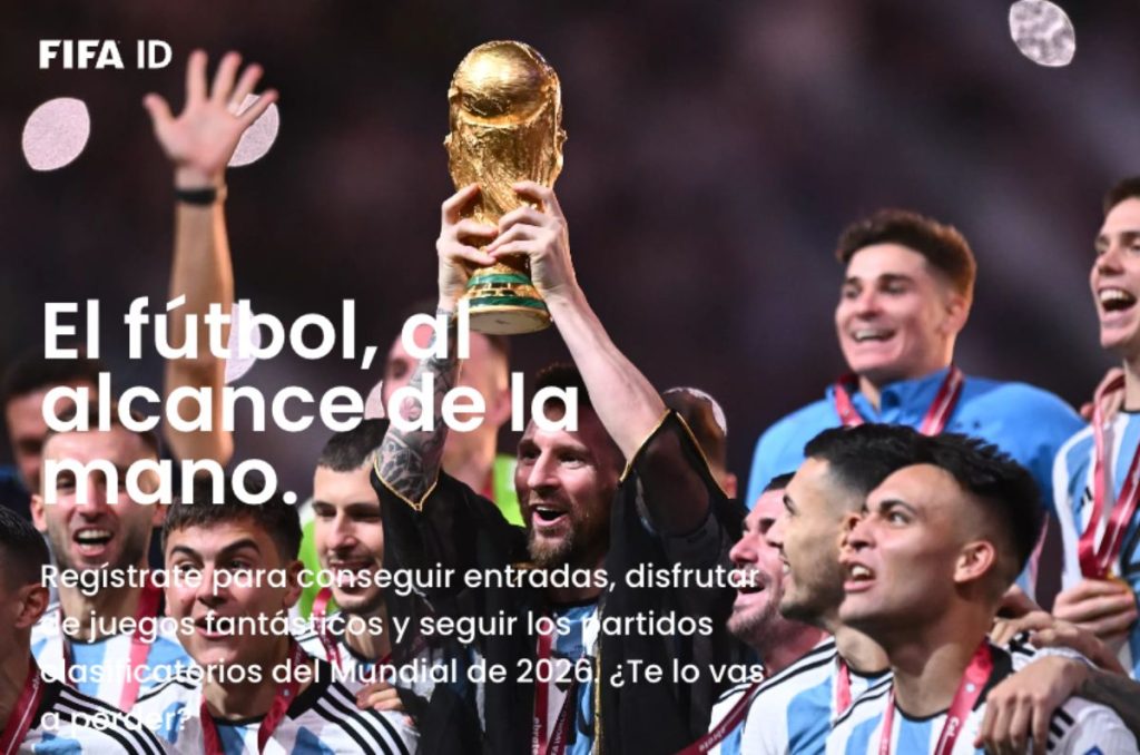 FIFA ID para comprar boletos