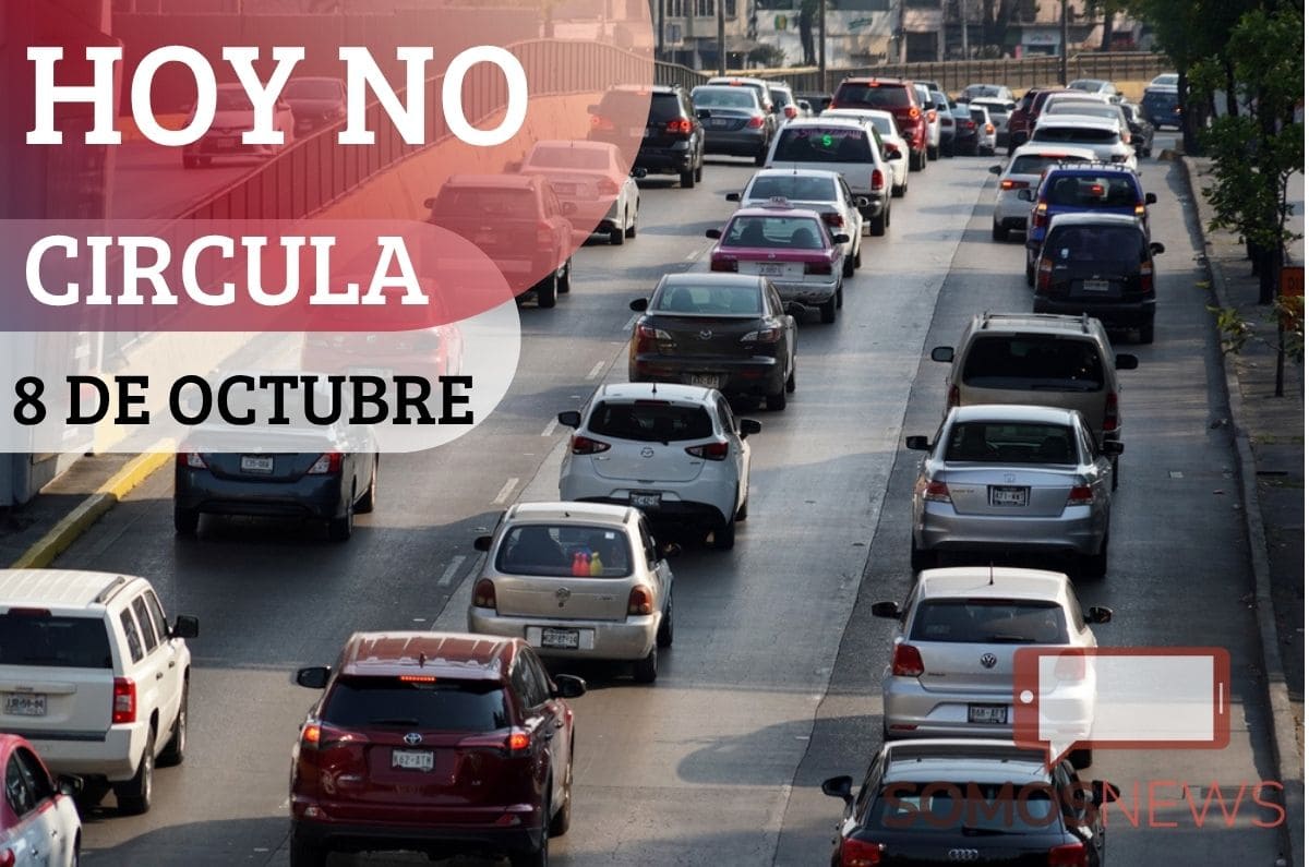 ¡Aguas con las multas de tránsito! Hoy No Circula 8 de octubre