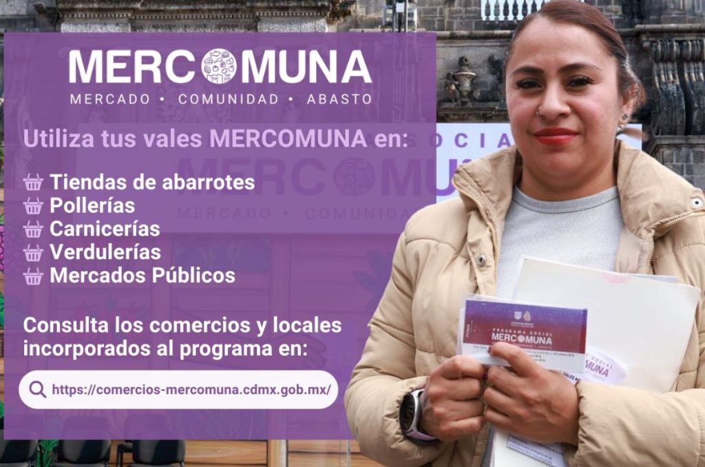 Lugares donde se pueden usar los vales Mercomuna