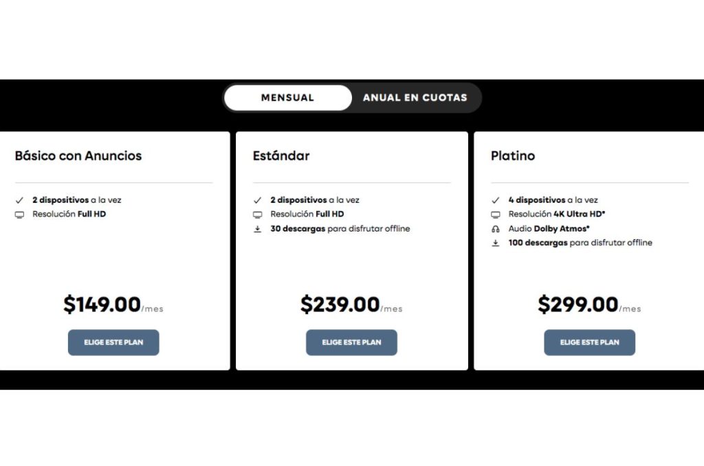 Planes actuales de HBO Max