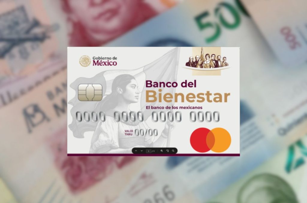Tarjeta del Bienestar para cobrar