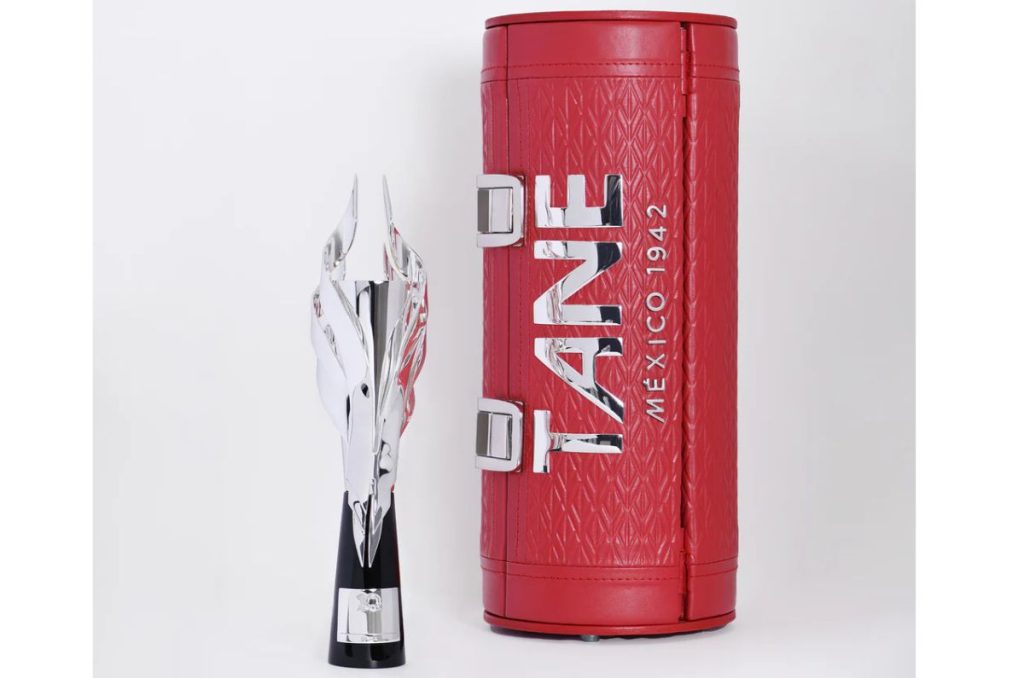 Trofeo de ganador a escala