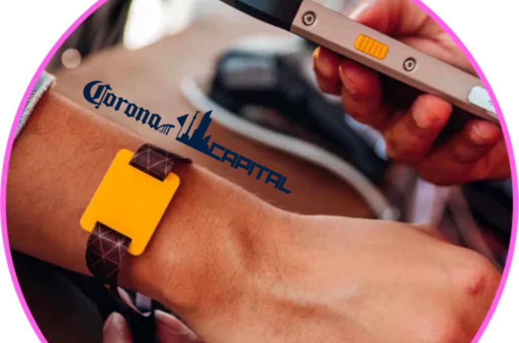 Corona Capital 2025 pulsera cashless
