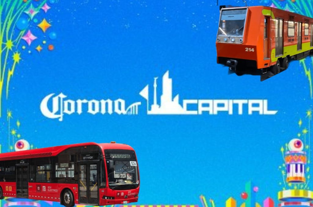 Corona Capital 2025 transporte