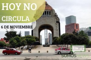 ¡Apaga el auto! Así será el Hoy No Circula este jueves 6 de noviembre