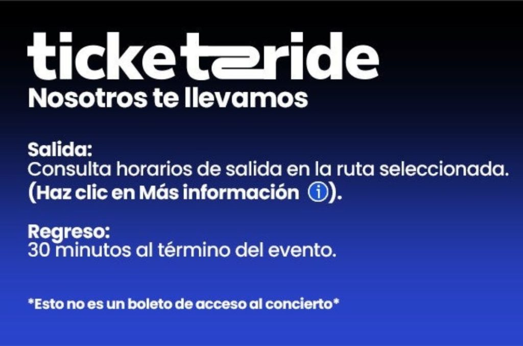 Ticket2Ride para el Corona Capital