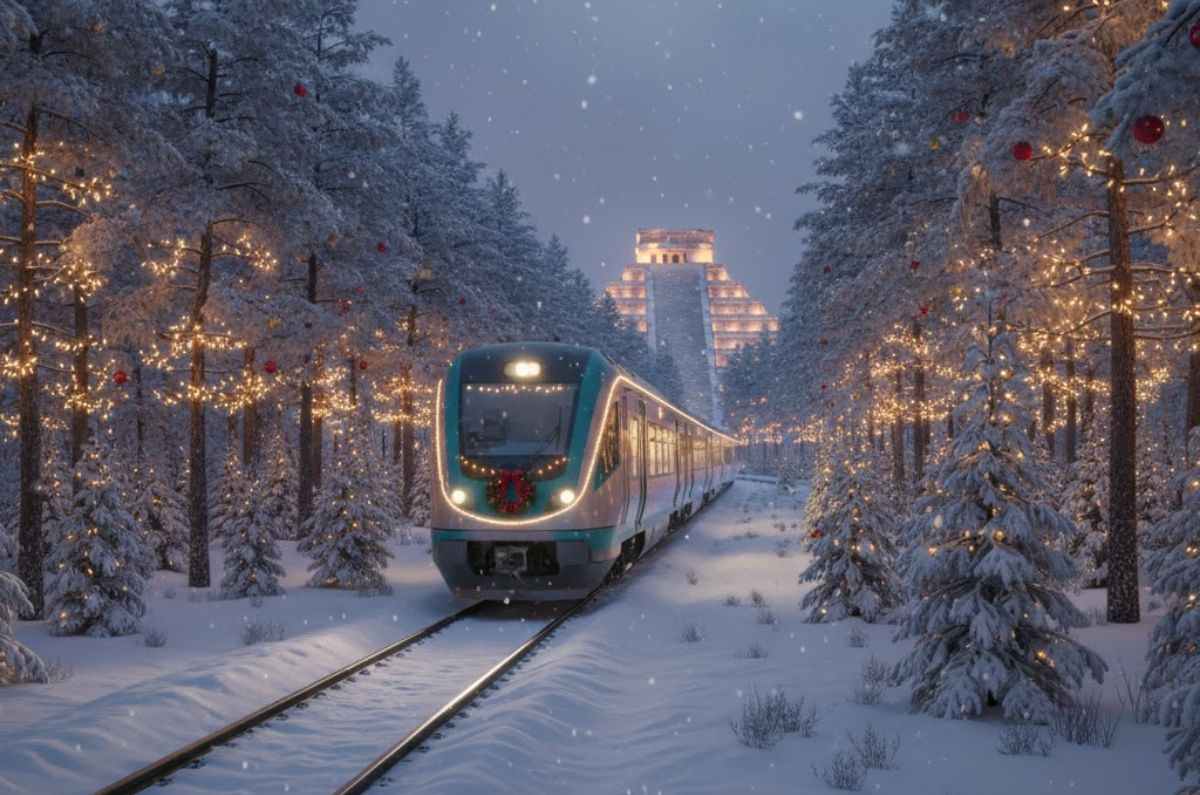 Tren Maya anuncia viajes de regreso gratis para la temporada navideña 2025