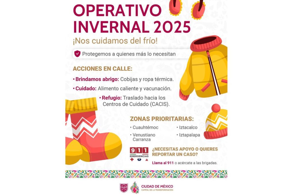 CDMX da cobijas y ropa a quienes lo necesiten