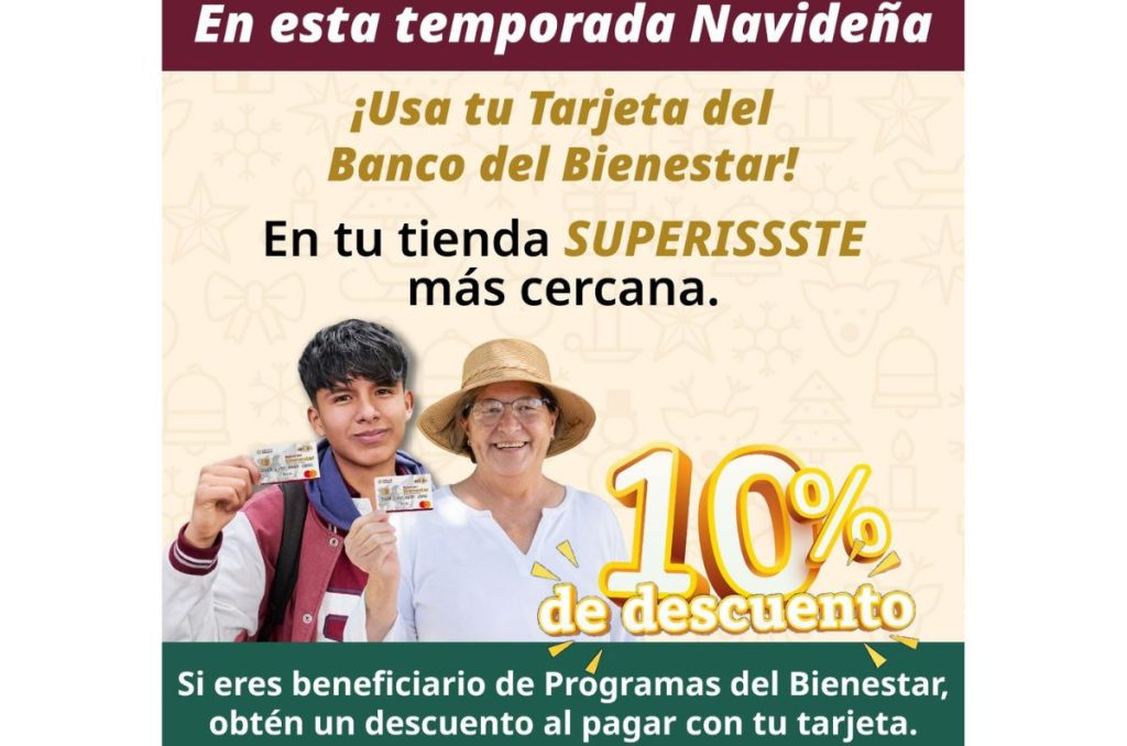 Descuentos exclusivos con la tarjeta del Bienestar