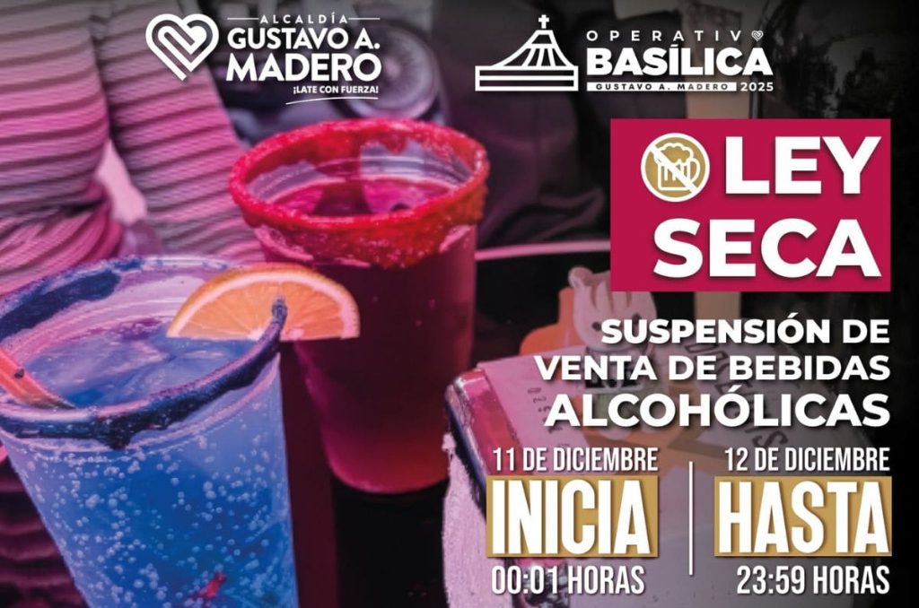 Gustavo A Madero Ley Seca