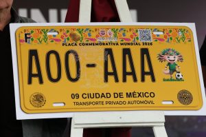 CDMX tendrá placas vehiculares del Mundial 2026 de edición limitada ¿Cuánto costarán?