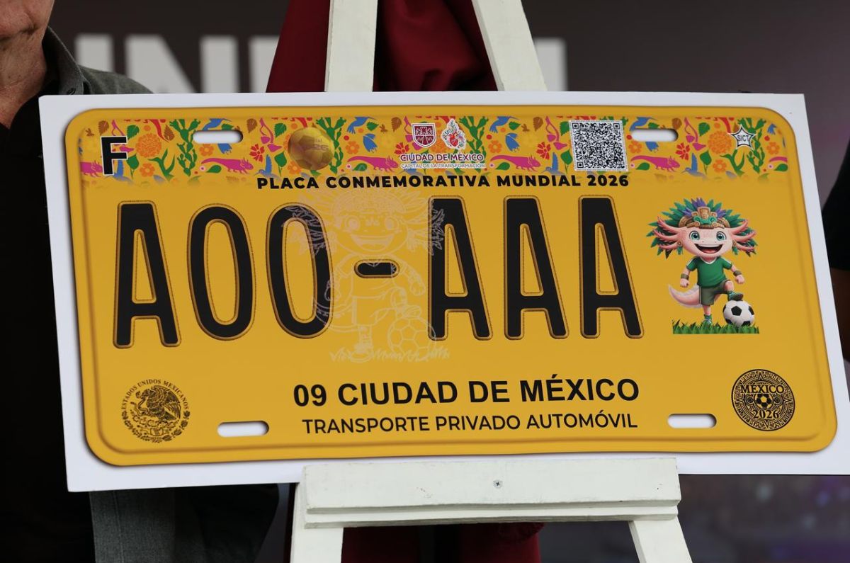 CDMX tendrá placas vehiculares del Mundial 2026 de edición limitada ¿Cuánto costarán?