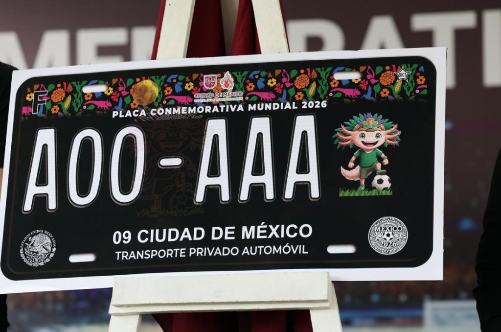 Nuevas placas vehiculares en CDMX