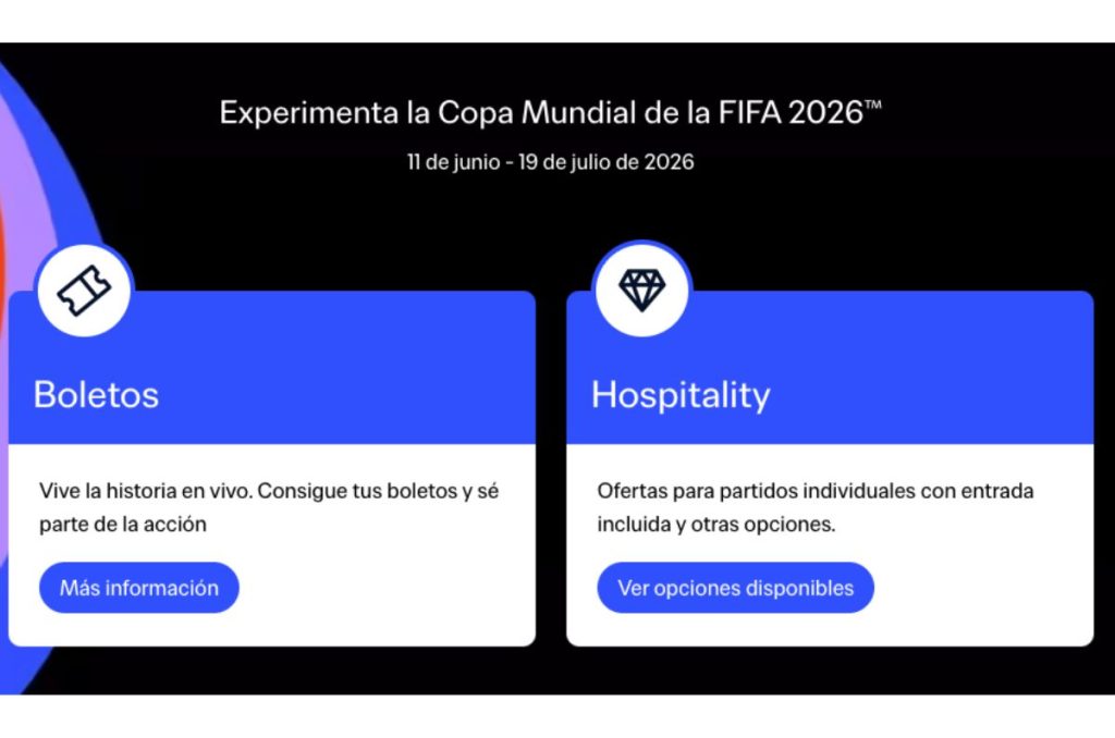 Registro para boletos del Mundial 2026