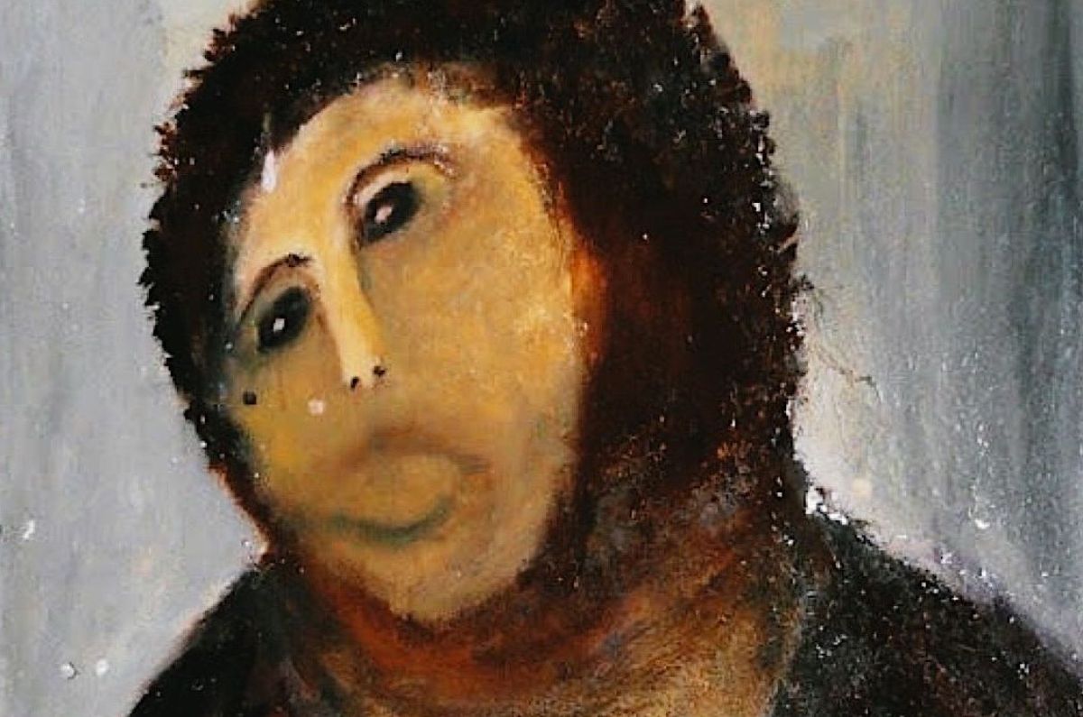 Muere la autora de la famosa restauración del ‘Ecce Homo’ que dio vuelta al mundo