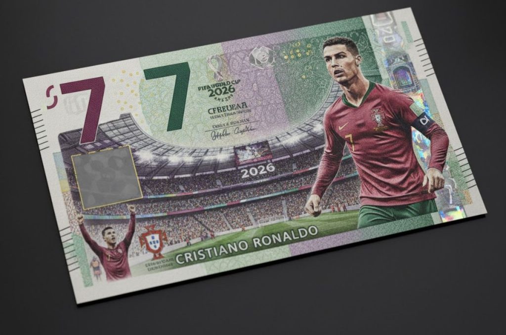 El billete de 7 euros de Cristiano Ronaldo: esto sabemos rumbo al Mundial 2026