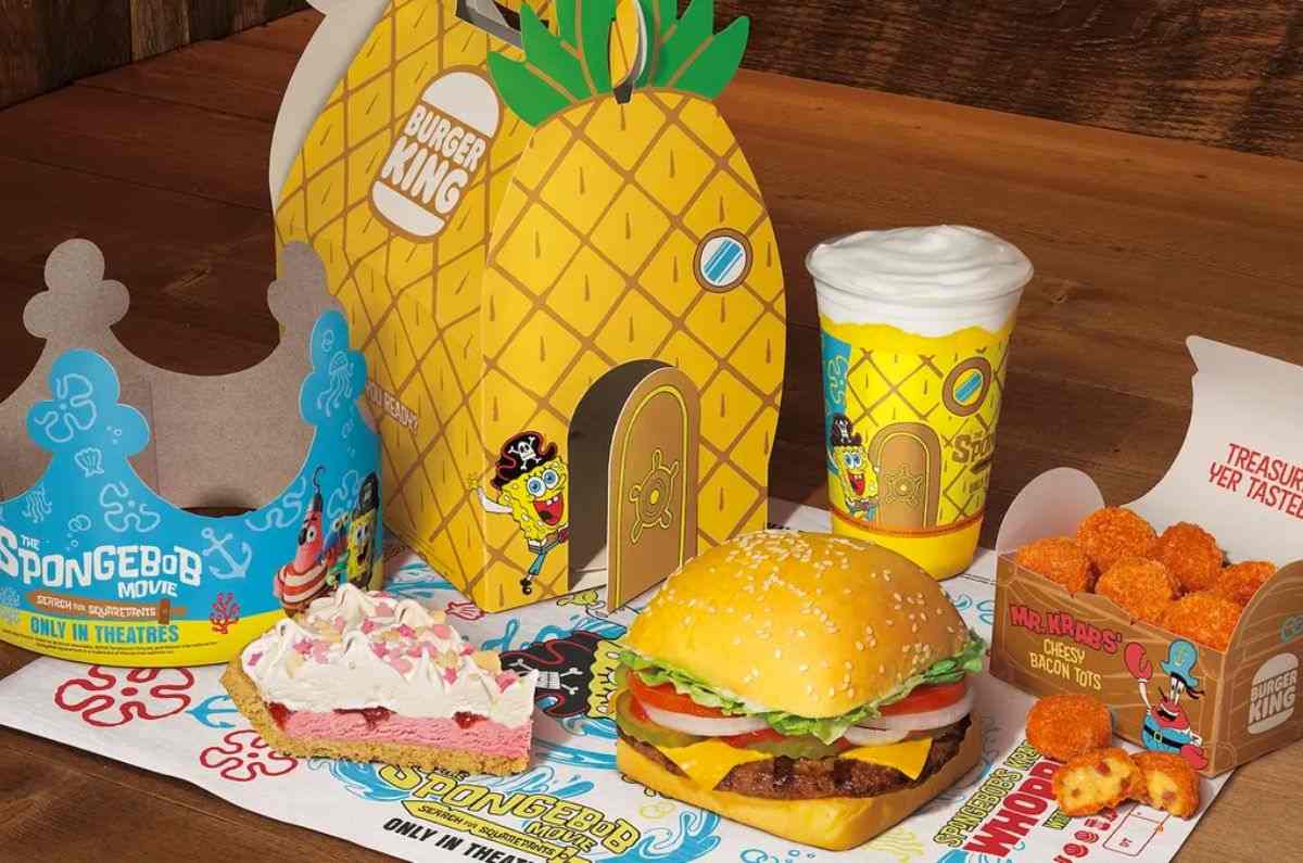 Nuevo menú Bob Esponja en Burger King: precio, contenido y detalles de la colaboración