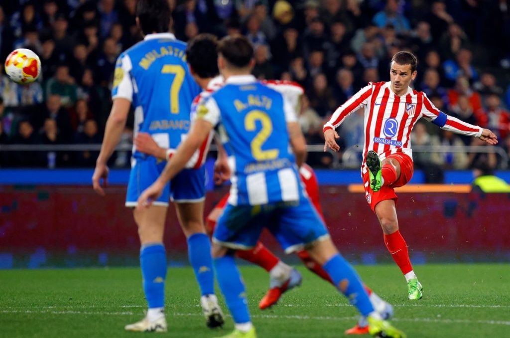 Antoine Griezmann en el Atletico de Madrid