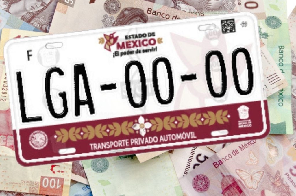 Costos del cambio de placas Edomex