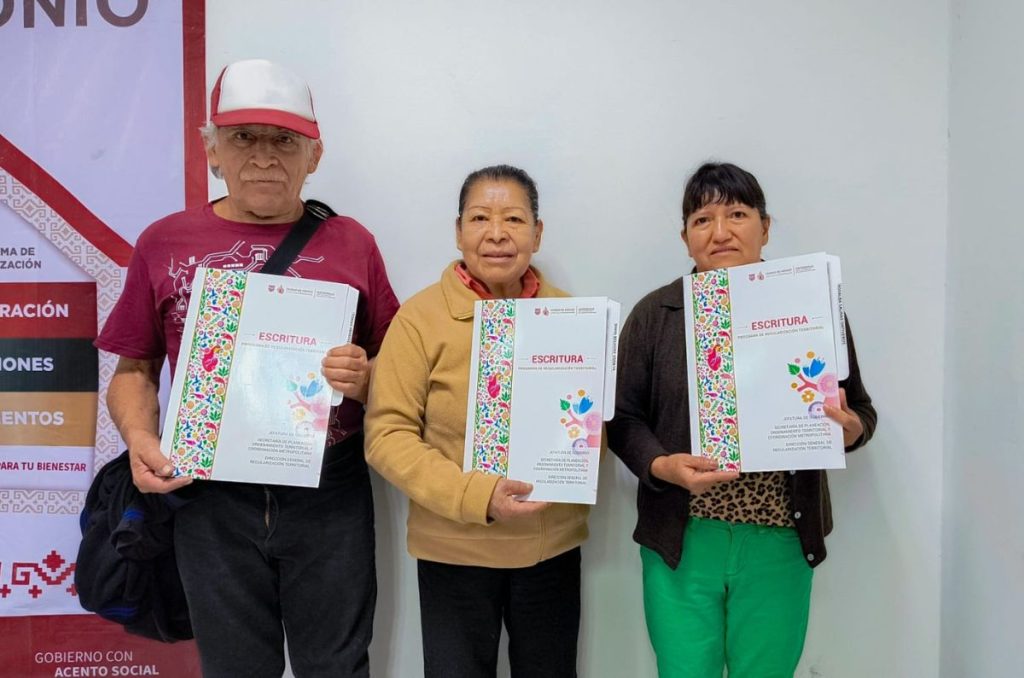 Entrega de escrituras