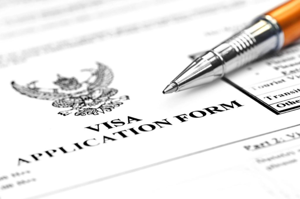 Formato de solicitud de visa