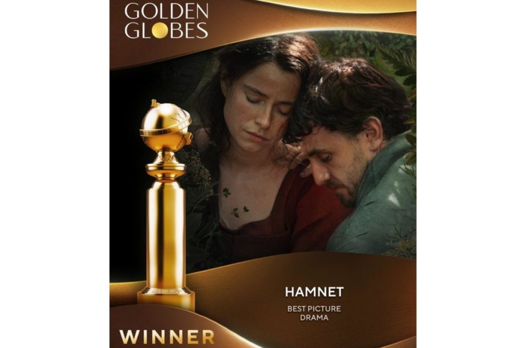 Hamnet gana el Golden Globe 2026
