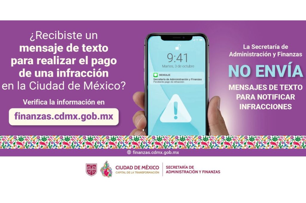 Las autoridades no mandan mensajes SMS
