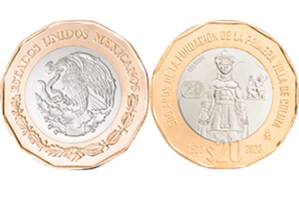 Moneda actual de 20 pesos