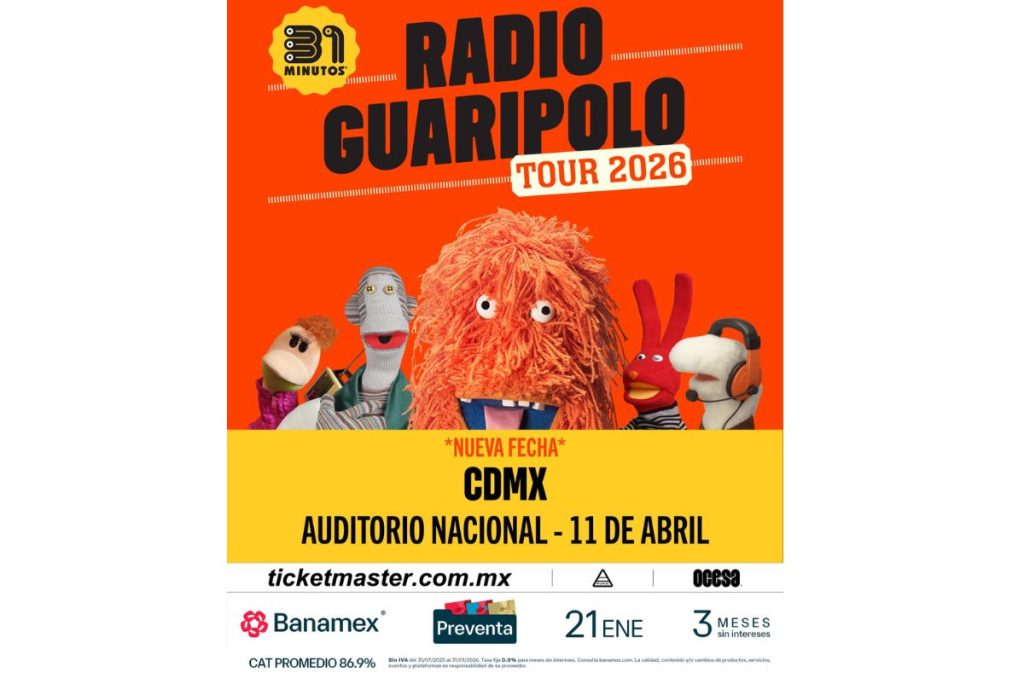 Nueva fecha anunciada en el Auditorio Nacional