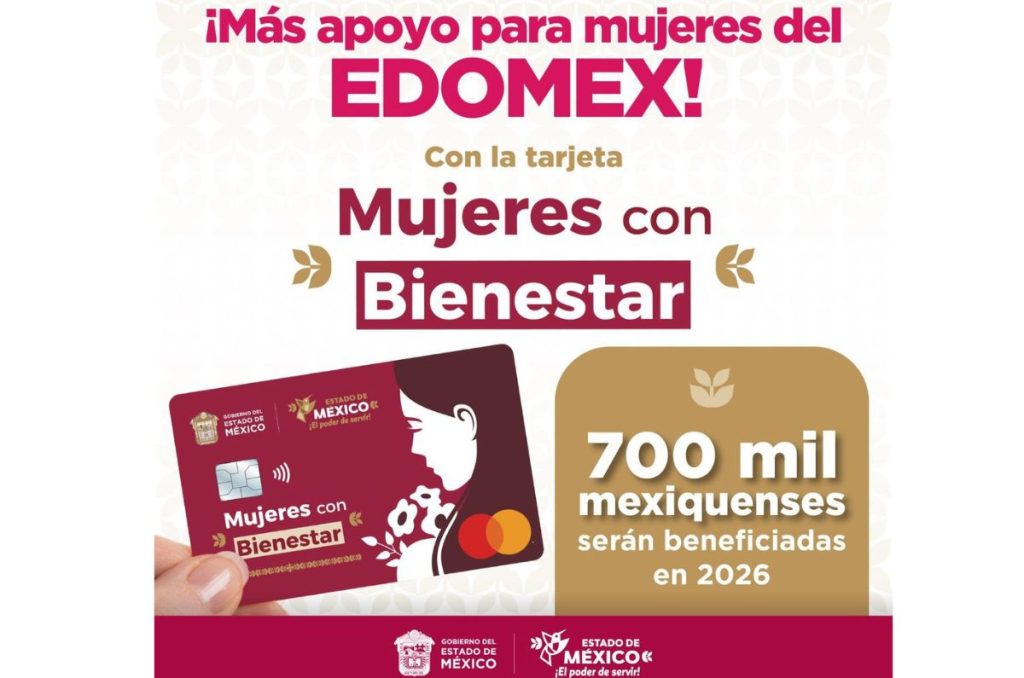 Nuevos registros a Mujeres con Bienestar Edomex