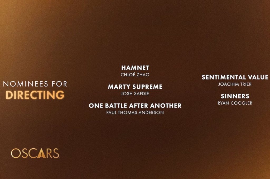 Premios Oscar 2026 nominados a Mejor Direccion
